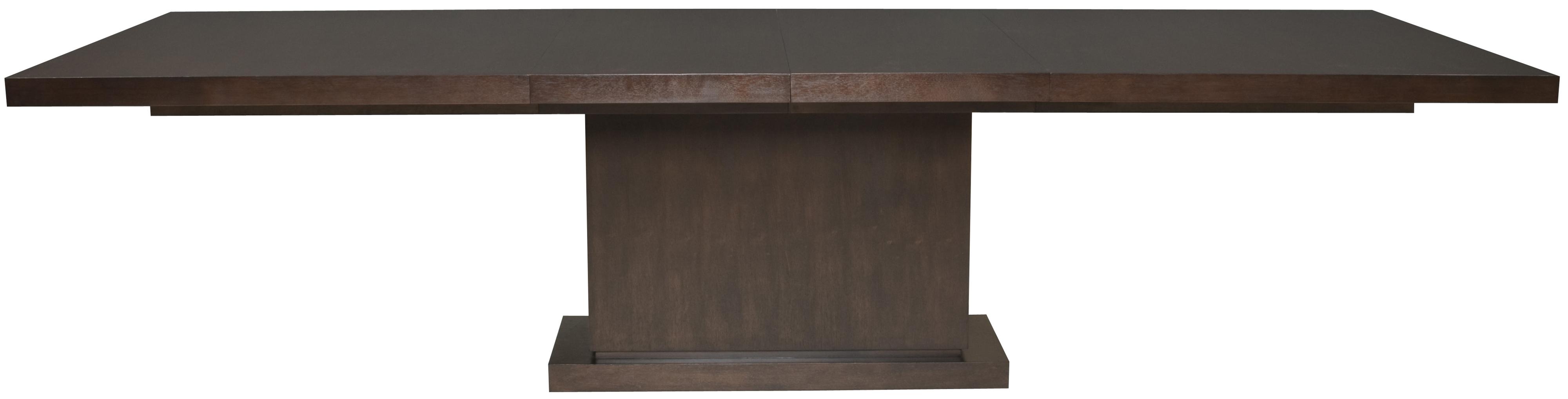 Single pedestal rectangular sales dining table